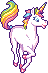 Lisa Frank unicorn
