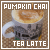 pumpkin chai tea latte