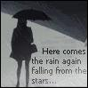 here comes the rain again, falling from the stars...