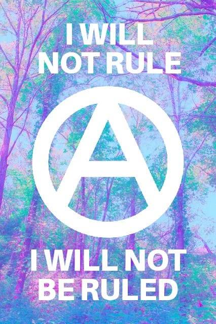 i will not rule. i will not be ruled.