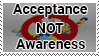 autism acceptance not awareness