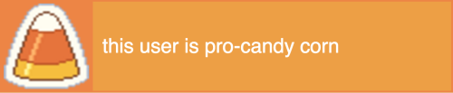 this user is pro-candy corn.